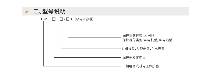 TBP三相组合式过电压保护器